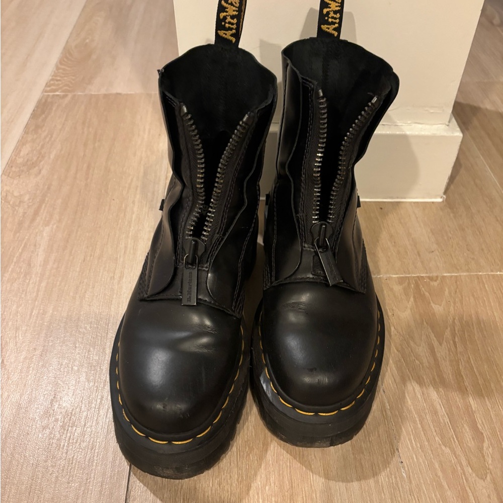 Dr. Martens Black Leather Boots